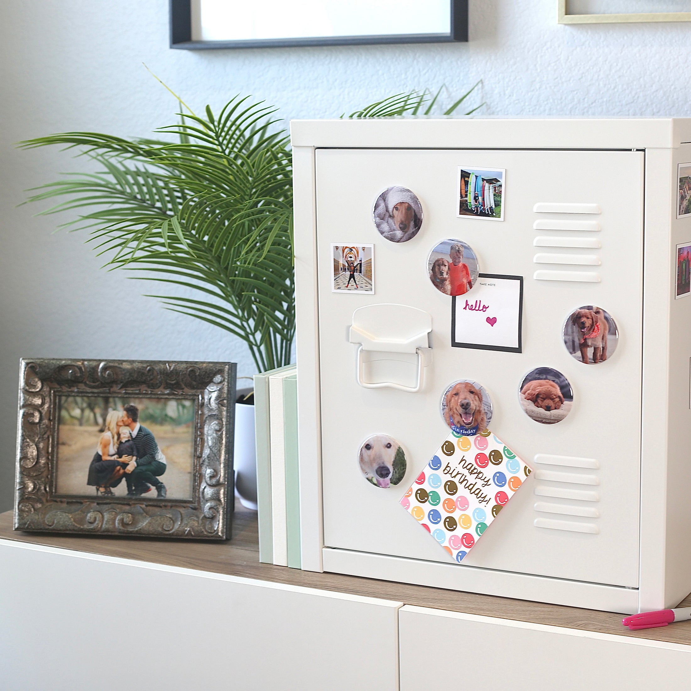 2.25" Custom Button Photo Magnets