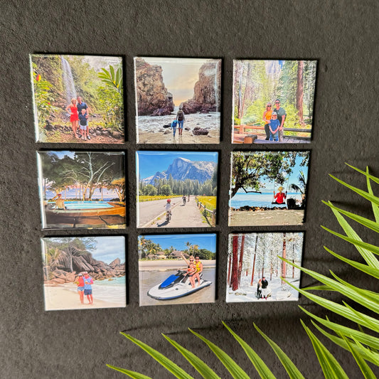 2"x 2" Custom Button Photo Magnets