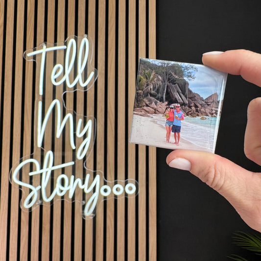 2"x 2" Custom Button Photo Magnets